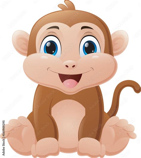 Baby Boy Monkey Cartoon