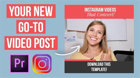 High Converting Video Posts For Instagram | Instagram Video Template Premiere Pro - YouTube