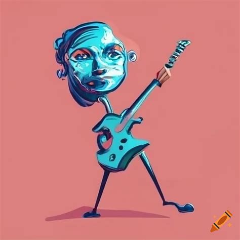 Musical character illustration