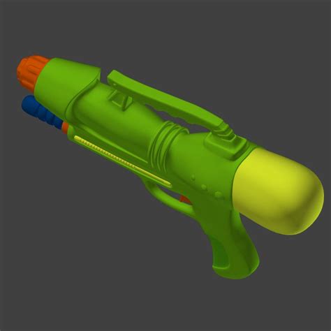 Water_Gun 3D Model $6 - .3ds .blend .dae .fbx .obj - Free3D