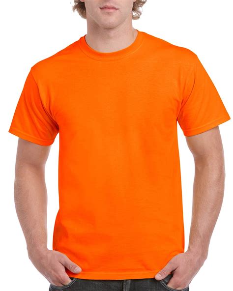 Gildan Mens Ultra Cotton T-Shirt, XL, Safety Orange - Walmart.com