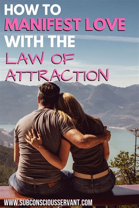 How To Attract Love Spiritually Using The Law of Attraction | Law of attraction love, Law of ...