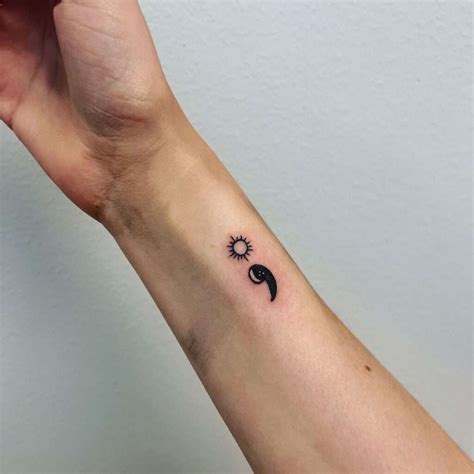 Share more than 79 the semicolon tattoo best - in.coedo.com.vn