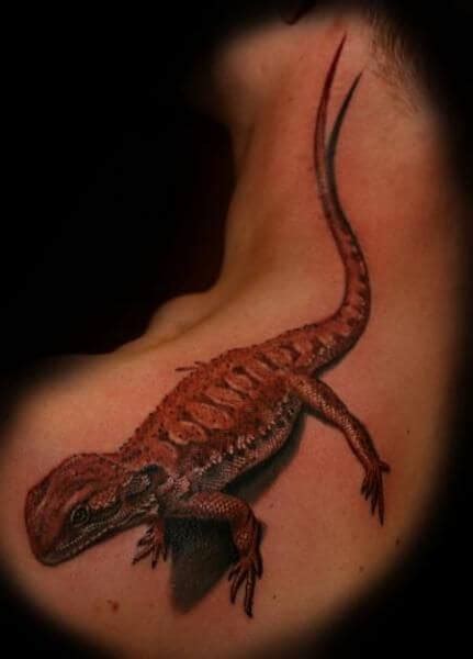 15 Bearded Dragon Tattoo Ideas, Designs, & Meanings | PetPress