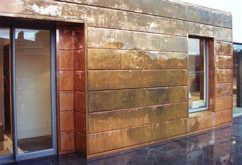 Cladding systems, Steel cladding, Copper wall