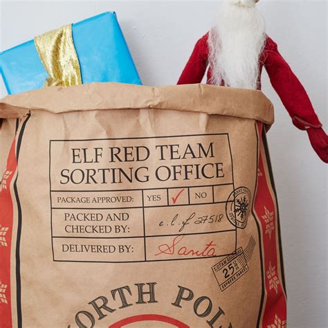 Christmas Sacks. Pair of Kraft Paper Christmas Sacks. Reindeer - Etsy
