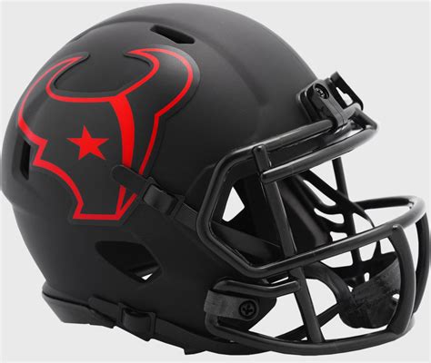 Houston Texans NFL Mini Speed Football Helmet ECLIPSE