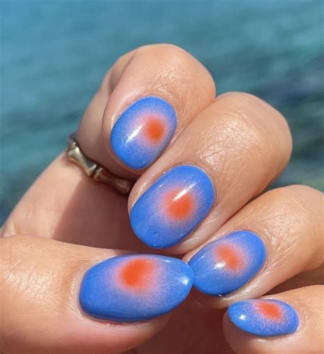 Details 142+ orange and blue nail designs best - songngunhatanh.edu.vn