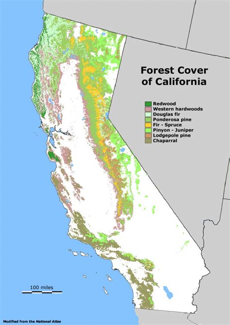 Map Of California Forests | Twitterleesclub - California Forest Service ...