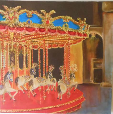 Carousel Painting at PaintingValley.com | Explore collection of ...