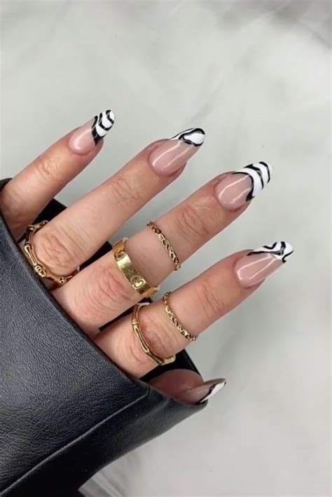 zebra print nails | Zebra print nails, Swag nails, Nails