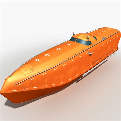 3d lifeboat 2 model