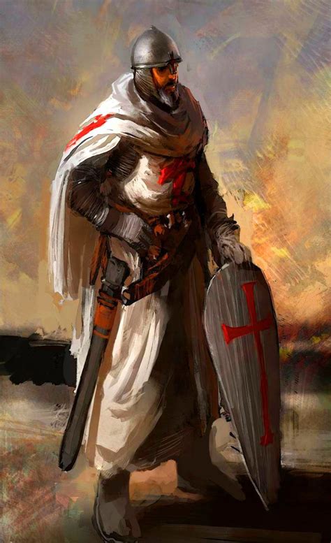 Crusader Knight Painting at PaintingValley.com | Explore collection of Crusader Knight Painting