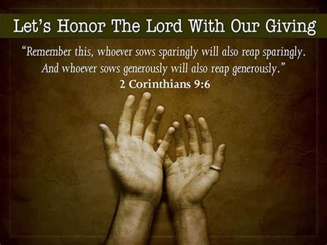 Honor the Lord with our Giving | Peter Grandich