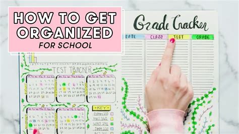 How to Get Organized for School | Plan With Me - YouTube