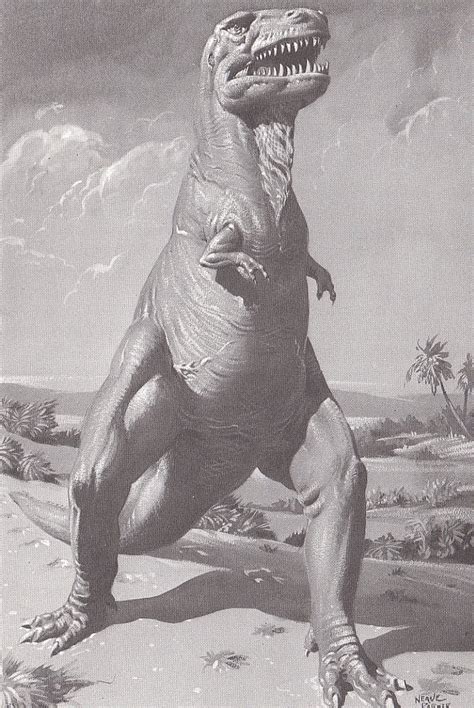 Love in the Time of Chasmosaurs: Vintage Dinosaur Art: Dinosaurs ...