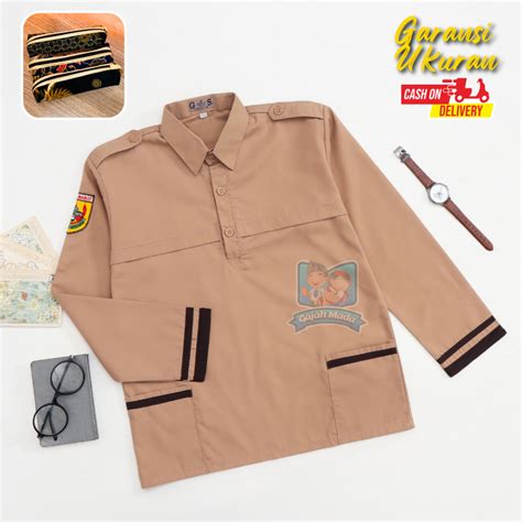 Jual Baju Pramuka Siaga SD Premium Seragam Sekolah Lengan Panjang - Gajah Mada Uniform | Shopee ...