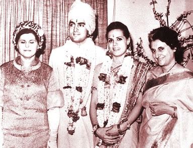 Rajiv Gandhi Sonia – Marriage Photos