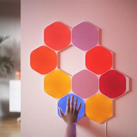 Nanoleaf Light Panels Shapes Hexagons Expansion Pack 3 Pack