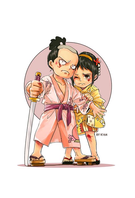 Momonosuke & Tama by @K16416 - One Piece | かわいいイラスト, イラスト, Onepiece イラスト