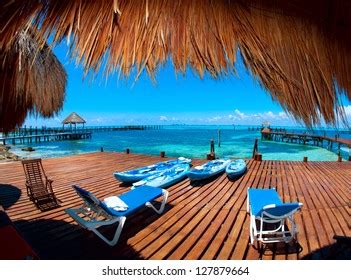 Luxury Vacation Concept Mexico Cancun Caribbean Stock Photo 127879664 | Shutterstock