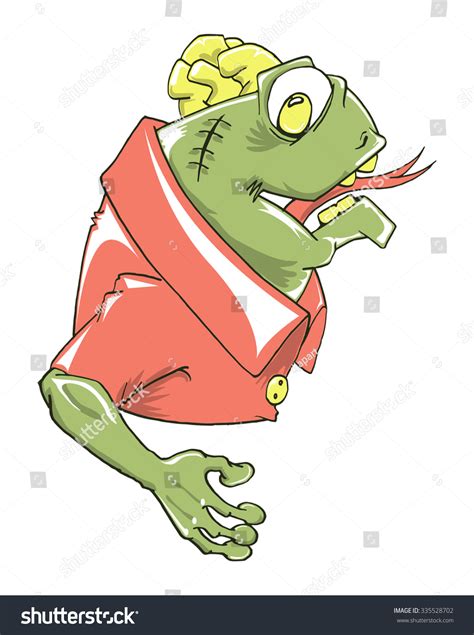 Zombie Frog Illustration Hand Draw Isolated Stock Vector (Royalty Free) 335528702 | Shutterstock