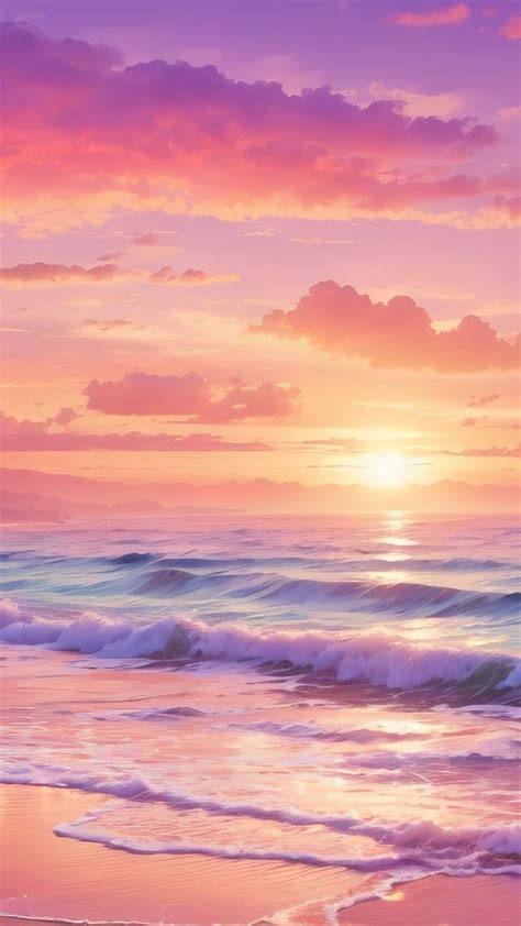 Wallpaper beach, sea, ocean, sunset, OS #25230