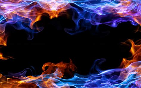 70+ Blue Fire Wallpaper HD