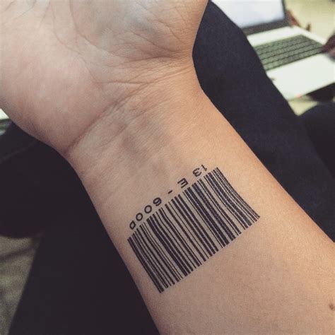 25 Graphic Barcode Tattoo Meanings - Placement Ideas (2019)