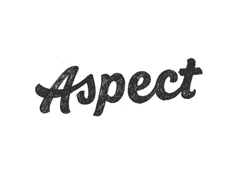 Aspect - Sketched Versions | Hand lettering inspiration, Logo design typography, Typography logo