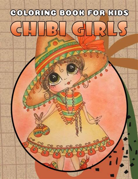 Buy Chibi Girls Coloring Book For Kids: Kawaii Girls Drawings And Cute Anime Characters Coloring ...