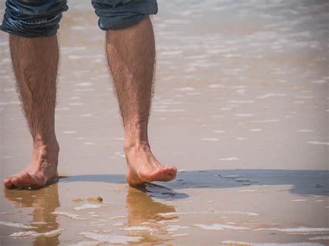 Free Images : man, beach, sea, water, sand, ocean, girl, feet, wet ...