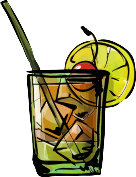 Whiskey sour cocktail - Openclipart