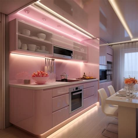 Premium AI Image | small kitchen style futuristic