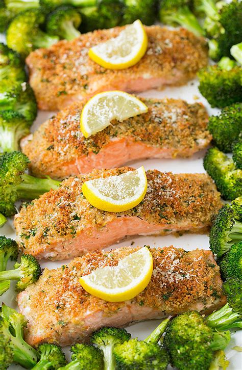 Garlic Parmesan Salmon With Broccoli | 25 1-Pot and -Pan Italian Recipes to Solve All Your ...