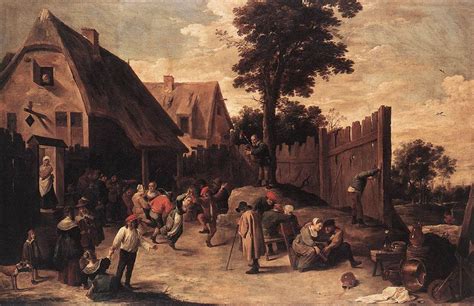 David the Younger Teniers: Peasants Dancing outside an Inn | Sale artwork, Artwork, Painting ...