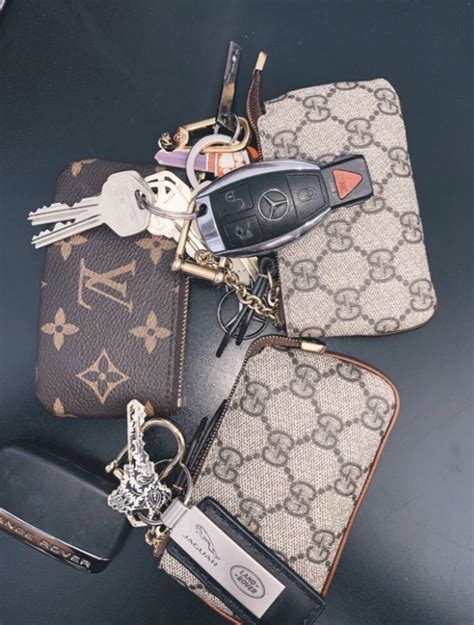 gucci and louis vuitton key pouches pinterest: @caitmcelwee ☆ | Girly car accessories, Louis ...