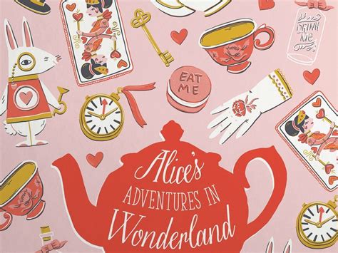 Alice's Adventures in Wonderland Cover Illustration by Lizzy Dee Studio ...