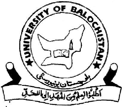 UNIVERSITY OF BALOCHISTAN