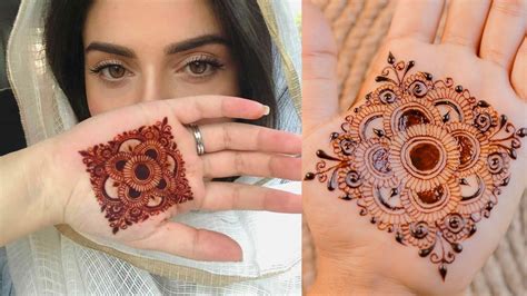 New Mehndi Tikki Designs 2020 Simple || Front Hand Mehndi Tikki Designs 2020 simp… | Mehndi ...