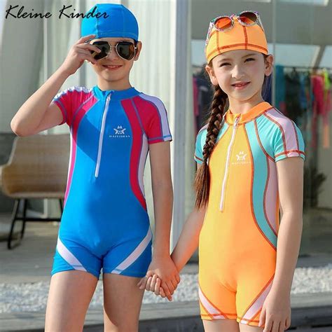 Swimsuit Girl One Piece Boys Swimwear UPF50 Sports Swimming Suit for ...