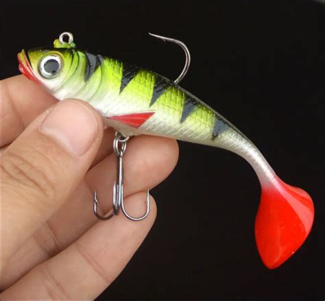 Aliexpress.com : Buy 5pcs/Lot Soft Lures Swimbait 8.5cm 11.5g Lead Fishing lure Wobbler ...
