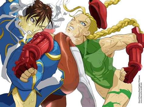 Chun Li Vs Cammy by chou-roninx on DeviantArt