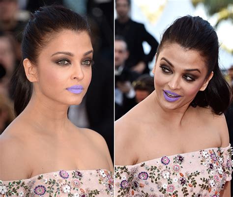 Aishwarya Rai wore a purple lipstick. Let's debate - Times of India