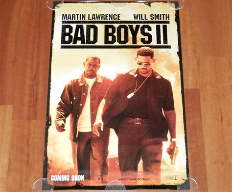 ORIGINAL MOVIE POSTER BAD BOYS II 2003 UNFOLDED INTL ONE SHEET - Boonsart shop