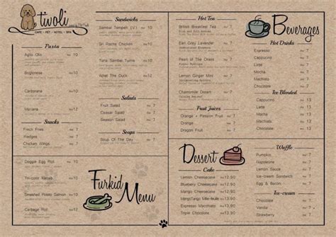 Gợi ý những mẫu Menu Vintage giành cho quán cafe theo phong cách cổ ...