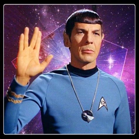 Leonard Nimoy again as Mr. Spock, son of Sarek and giving his Vulcan ...