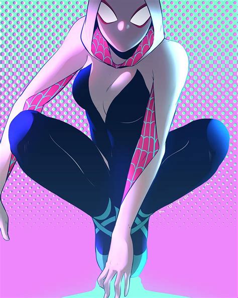 did another fan art of Spider-Gwen from Spider-Ma | Spider gwen, Marvel spider gwen, Spider gwen art