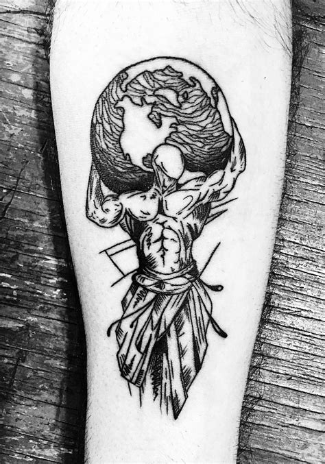 Atlas Tattoo | Tatuagem masculina antebraço, Boas ideias para tatuagem, Tatuagem grega