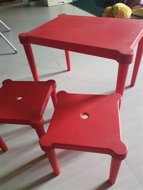 Ikea Children Table and Chairs, Babies & Kids, Baby Nursery & Kids Furniture, Kids' Tables ...